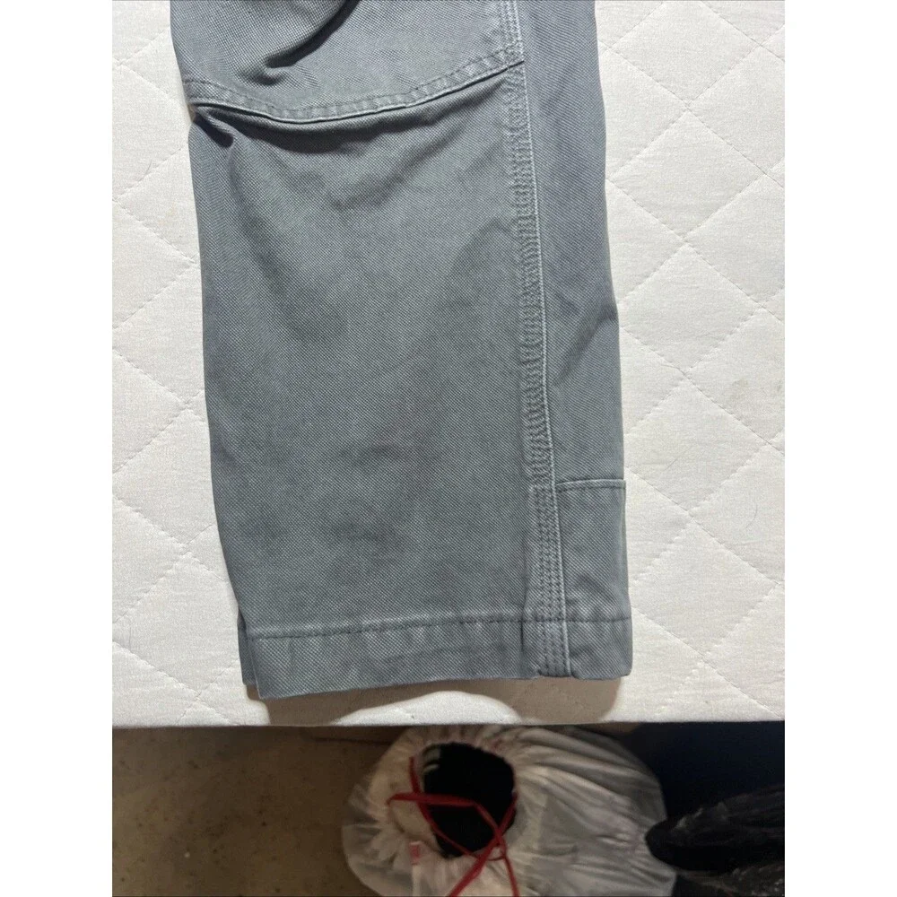 Wrangler Pants Mens 32x30 Gray ATG All Terrain Gear Hiking Zip Pocket Stretch